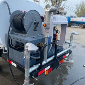 大功率河道污泥高压清洗机市政管道疏通清淤设备